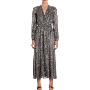 The Kooples Metallic Midi Dress